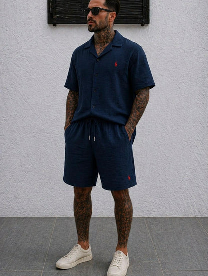 Ensemble en lin polo