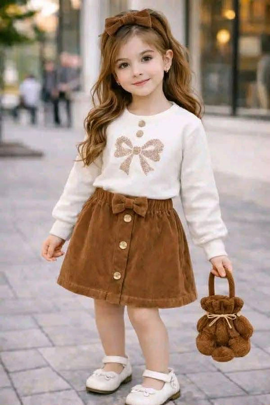 Magnifique ensemble fillette 4 pieces