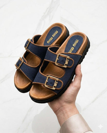 Mules miu miu de luxe pour femmes