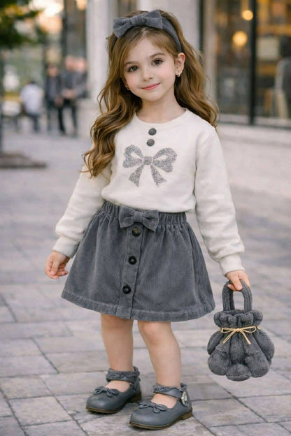 Magnifique ensemble fillette 4 pieces