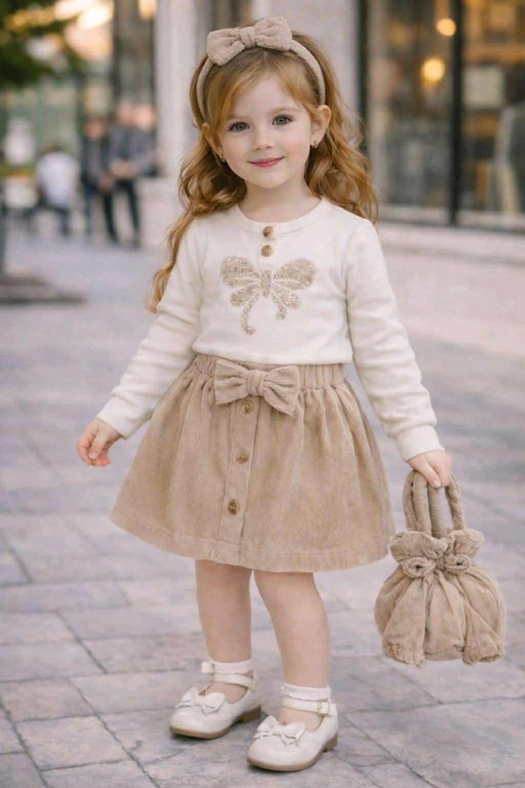 Magnifique ensemble fillette 4 pieces